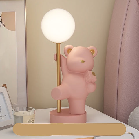 Cute  Bear Decoration Table Lamp Bedside Table Bedroom Children Room Decoration