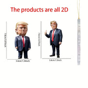 Trump-Inspired Acrylic Christmas Ornament