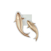 Golden carp LED wall lamps living room bedroom aisle fish-shaped decorative light personalized grilled fish shop sconces lights