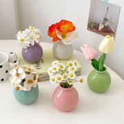 Ceramics Flower Vase Nordic Hydroponics Vases Creative Room Decor