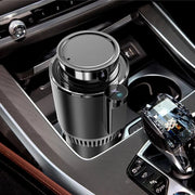 Smart Car 2-In-1 Hot And Cold Cup Drinks Holder Home Fast Refrigeration Cooling/Heating Mini Touch Screen Beverage Mug Drink Can