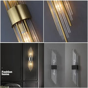 Luxury Wall Lamp Modern LED Gold Wall Light Indoor Lighting Wall Sconce Home Decor for Living Room Bedroom Bedside Stairs