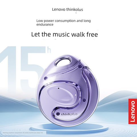 Lenovo Small Coconut Ball Open Sports Running Bluetooth Headset