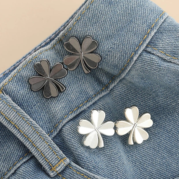 1Pcs Adjustable Clips For Pants Fastener Pants Pin Retractable Button Loose Button For Waist For Jeans Perfect Fit Reduce Waist