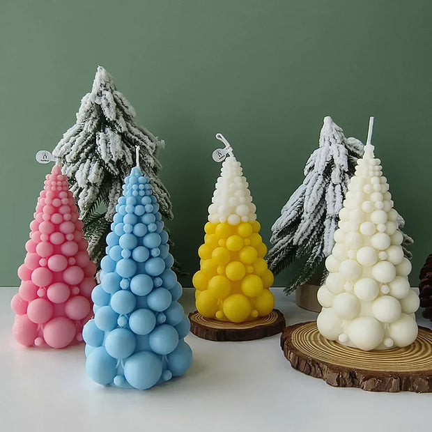 Bubble Ball Christmas Tree Aromatherapy Candle Ins Shooting Props Display