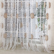 High Luxury Light Curtain Line String Window Curtain Tassel Door Room Divider Scarf Valance Living Room Bedroom Decor navidad