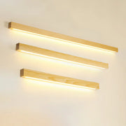 Wood LED Wall Lamp Modern Minimalist Wall Light long strip Sconces Indoor Lighting Home Decor Living Room Bedroom Bedside Stairs